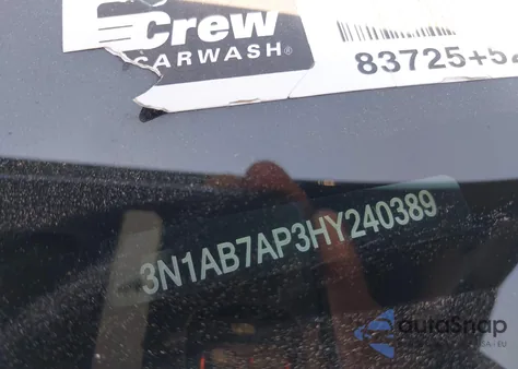 2017 Nissan Sentra Sr z USA, uszkodzony, nr VIN 3N1AB7AP3HY240389